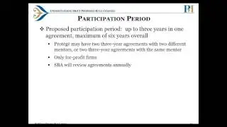 Proposed Rule Changes to the Mentor-Prot&eacute;g&eacute; Programs and Limitations on Subcontracting