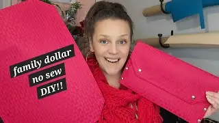Family Dollar NO SEW Valentines Day DIY!! Let's make a cute clutch in under 20 minutes 🎉❤️
