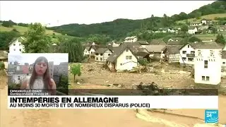Plus de 30 morts dans des intemp&eacute;ries en Allemagne, de nombreux disparus &bull; FRANCE 24