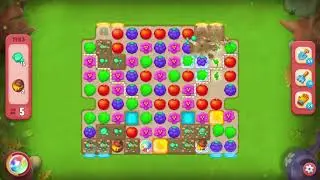 Gardenscapes 1983 Hard Level - 13 moves - NO BooSTERS