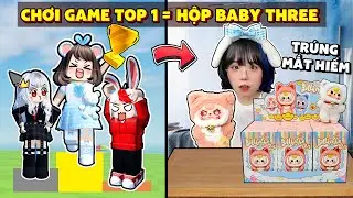 Chơi Game Roblox Được TOP 1 = Tặng Full Hộp BabyThree MÈO TỶ PHÚ