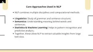 Natural Language Processing(NLP)