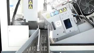 Square Bar Bundle Cutting on NC Carbide Circular Saw