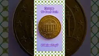 Europe 10 Cents Coin (2002) | Europe Currency || UnitedJoy