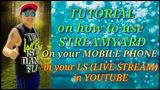 MOBILE PHONE tutorial using STREAMYARD APP in SPLIT SCREEN | Multi-Tab |