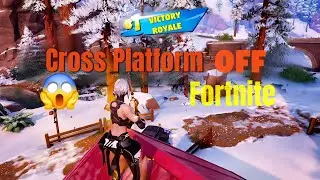 Playing Fortnite on PS5 Cross Platform off 😱
