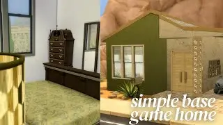 Simple Base Game Home - The Sims 4 Speed Build