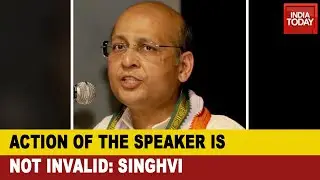 Rajasthan Political Crisis: 'Working To Hold Speaker's Notice Is Invalid,' Argues Abhishek Singhvi