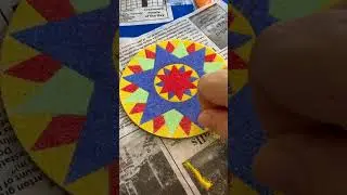 🎯Create Stunning Sand Mandalas with Ease✨DIY Kit Link in Description✨short✨shorts