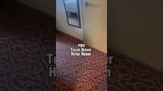 My Hotel Room As A Truck Driver At $0 Cost🔥🔥 #truckdriver #truck #trucklife