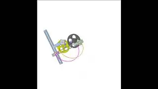 0261 - Oldham mechanism to trace a cardioid