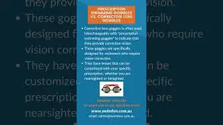 Prescription Swim Goggles vs Corrective Lens Goggles 1