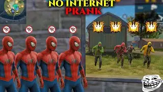 Spiderman No Internet Prank 🤣| FREE FIRE FUNNY GAMEPLAY | NADIYA FF
