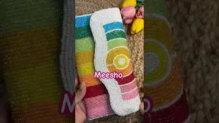 Мишо находит. Сумочка-клатч из бисера. 👛#shortvideo #cutecreations #meeshofinds #meeshohaul #meesho