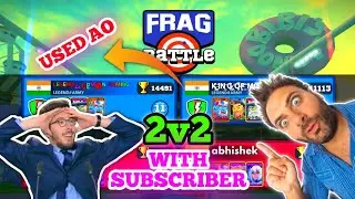 FRAG Pro Shooter 2v2 Gameplay With Club Member 🥶 But I used only Ao🤯