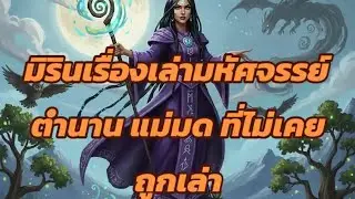 ตำนานแม่มด  ขี่ไม้กวาดหลงทาง เลยมานั่งเล่าเรื่องให้ฟัง 😂