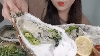ASMR GIANT OYSTER MUKBANGㅣ대왕굴 먹방ㅣ바위굴 먹방ㅣNO TALKING EATING SOUNDS