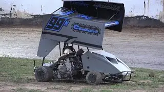 Driver Rolls in Outlaw Kart Race || ViralHog