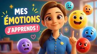 Les &eacute;motions en couleurs | Chanson pour reconna&icirc;tre ses sentiments