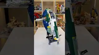 LEGO Star Wars UCS Jango Fett Starship aka Slave 1 Speed Build! #lego #rlfm #afol #75409 #reviews