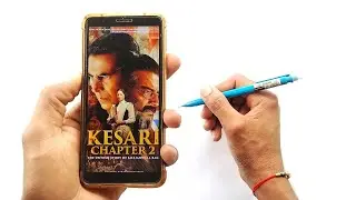 Kesari Chapter 2 movie poster drawing,  Outline Tutorial