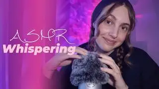 Late Night ASMR Q&A 🌙 Cozy Whispering & Relaxing Fluffy Mic Sounds