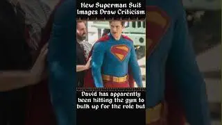 New #superman Suit Images Draw Criticism #shorts