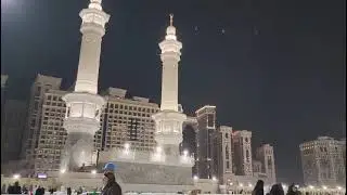 Masjid Al Haram - The Great Mosque of Mecca - Clock Tower - Top view of Mosque