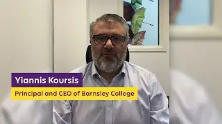 Yiannis Koursis, Principal and CEO of Barnsley College -  Barnsley 2030 Board