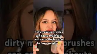 mac brush cleaner review😝do you clean your brushes?#makeup#makeupbrushcleaning#makeupbrushes#fypシ