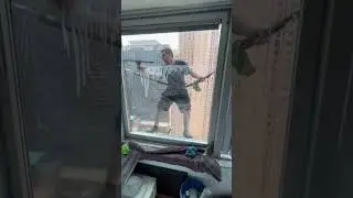 Outside High Rise Window Cleaning