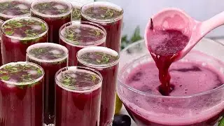 Ramzan Special | पीतेहि इसका स्वाद भूले न भुलाये Grapes juice sharbat by Cooking with Benazir