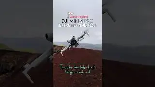 DJI MINI 4 PRO High wind stability test video footage #djimini4pro #dji #drone