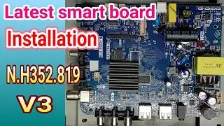 N.h352.819  v3 service code smart board/ how to install new model road in smart LED TV very easy