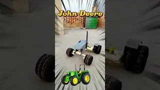 Jhon Deere tractor ke silencer ko lga diya #shorts #diy #misterexperiment