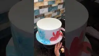 Cake design #cake #colourfullcake #withoutfondantcake #shorts #shortvideo #shortsviral #views