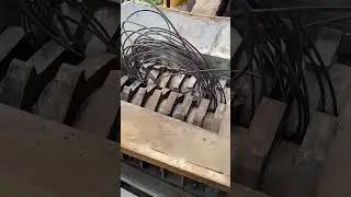 copper wire shredder. wire crusher. wire recycling machine.  #shreddermachine