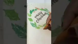 Diy X'mas card ❤️ #shorts #diycraft #xmascard #christmascardideas #christmascardmaking #christmas
