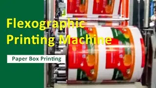 Paper Box Printing Machine Can Do High Speed And High Printing Effect Paper Material Printing