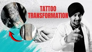 TATTOO TRANSFORMATIONS😱😲&hellip;&hellip;#tattoo #transformation #viral #flowertattoo ￼