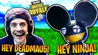 NINJA TO PLAY WITH DEADMAU5!? - Fortnite Moments #54