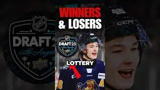 NHL Draft Lottery WINNERS & LOSERS #nhl #hockey #nhldraft