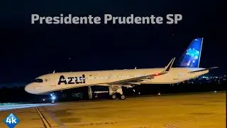 Aeroporto de Presidente Prudente SP {4k}  #2024 #brasil #avião #aeronave #azul