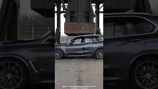 Hydraulic Press Test on a BMW X5 | Extreme Pressure #Shorts