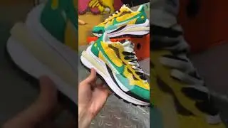 💢 Sacai x Nike LVD Waffle Daybreak dark yellow green 2020 latest, item no: CI9928-300
