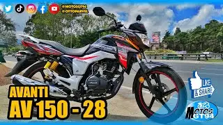 Avanti AV 150-28 - Test Drive - MotoVlog - motosGT94