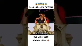Crowd goes crazy 🤯 | People cheering for Virat Kohli at Unbox 2023 😱😱#shorts #youtubeshorts #ipl2023