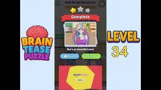 Brain tease puzzle level 34 Walkthrough Solution
