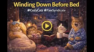 🐾 Cozy Live Cat Cam | The Paw Crew Winding Down Before Bed