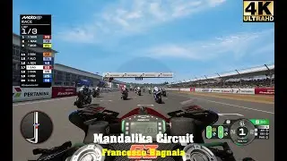Francesco Bagnaia Onboard POV Intense Race at Mandalika Circuit | MotoGP 25 [4K60FPS | Hard Mode]